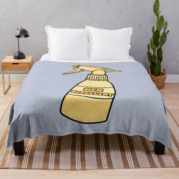 Item preview, Men Repellent Yellow Spray Bottle Humor designed and sold by CamilasPrints.