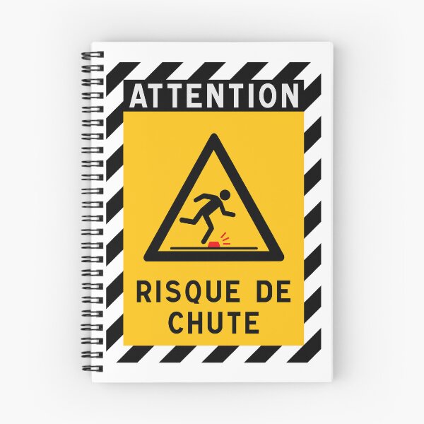 Item preview, Copy of Warning Sign - Risk of Slips, Trips and Falls - Safety and Prevention designed and sold by Panneaux et signalisations - NPOITEVIN.