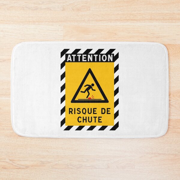 Item preview, Copy of Warning Sign - Risk of Slips, Trips and Falls - Safety and Prevention designed and sold by Panneaux et signalisations - NPOITEVIN.
