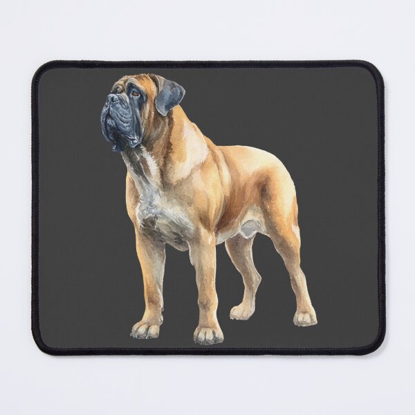 Item preview, Watercolor Bullmastiff puppy dog designed and sold by MendaciousMina.