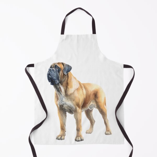 Item preview, Watercolor Bullmastiff puppy dog designed and sold by MendaciousMina.