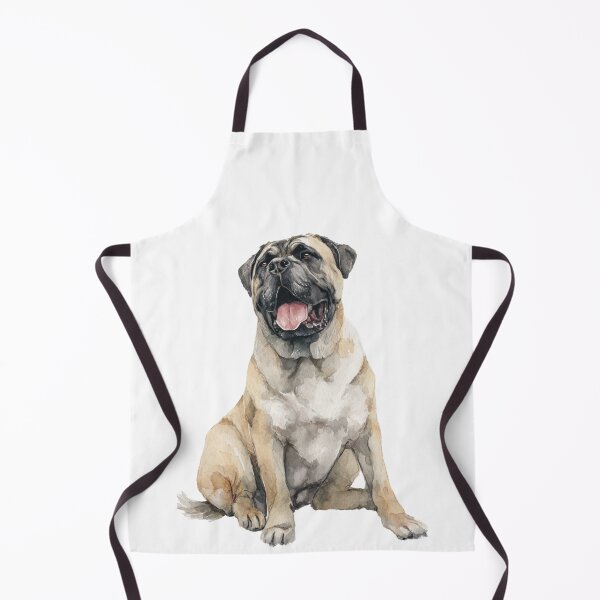 Item preview, Watercolor Bullmastiff puppy dog designed and sold by MendaciousMina.