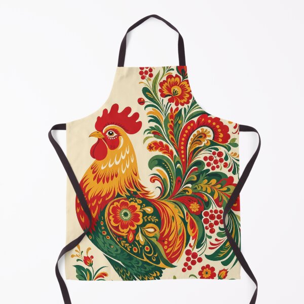 Item preview, Ukrainian Petrykivka Rooster Folk Art designed and sold by ML-Media.