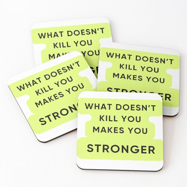 Item preview, What doesn’t kill you makes you STRONGER designed and sold by Buzzy--Pencils.