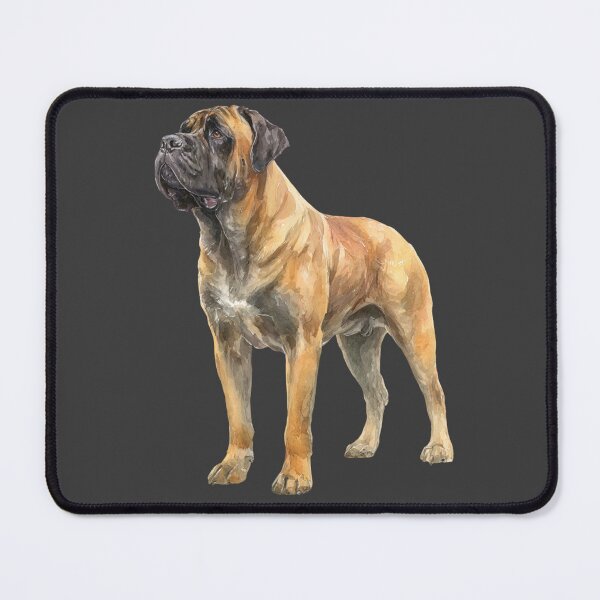 Item preview, Watercolor Bullmastiff puppy dog designed and sold by MendaciousMina.