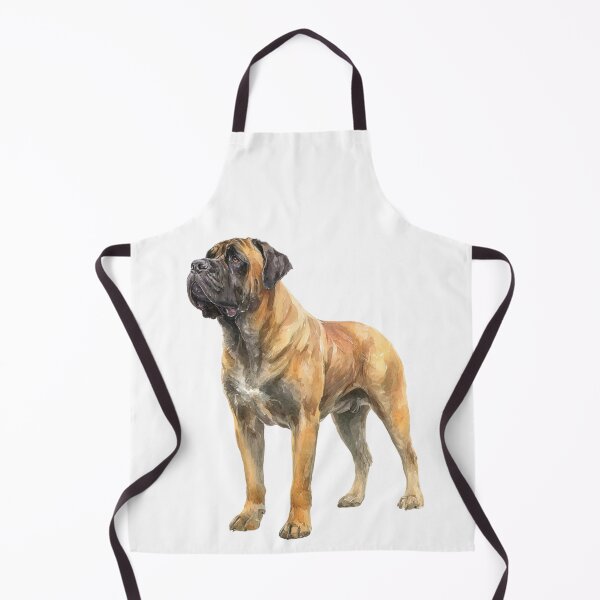 Item preview, Watercolor Bullmastiff puppy dog designed and sold by MendaciousMina.
