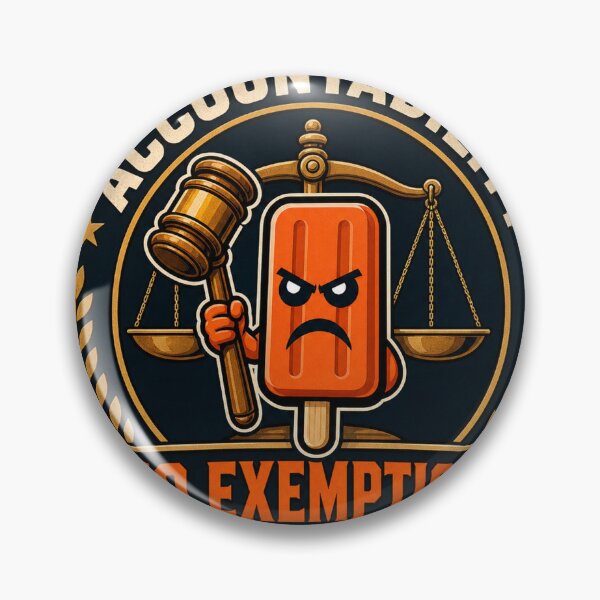 Item preview, Accountability: No Exemptions Political Satire designed and sold by Angry Creamsicle.