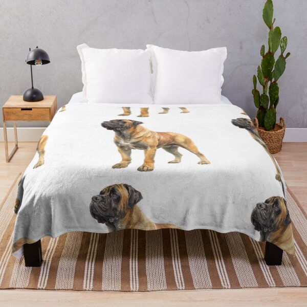 Item preview, Watercolor Bullmastiff puppy dog designed and sold by MendaciousMina.