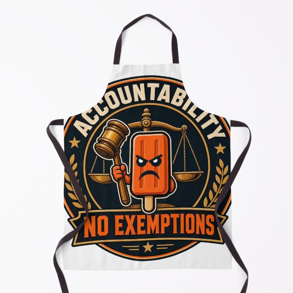 Item preview, Accountability: No Exemptions Political Satire designed and sold by Angry Creamsicle.