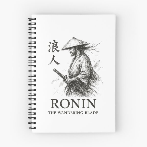 Item preview, Ronin The Wandering Blade Samurai T-Shirt | Japanese Warrior Vintage Ink Art designed and sold by ArcadiaSilence.
