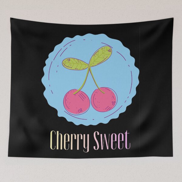 Item preview, Cherry Sweet – Cute Retro Pastel Cherries Illustration 2 designed and sold by SDKENERGY.