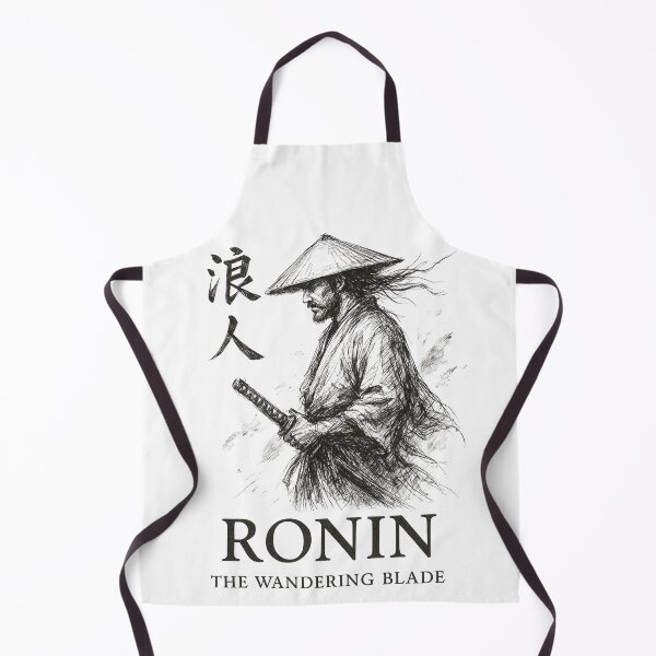 Item preview, Ronin The Wandering Blade Samurai T-Shirt | Japanese Warrior Vintage Ink Art designed and sold by ArcadiaSilence.