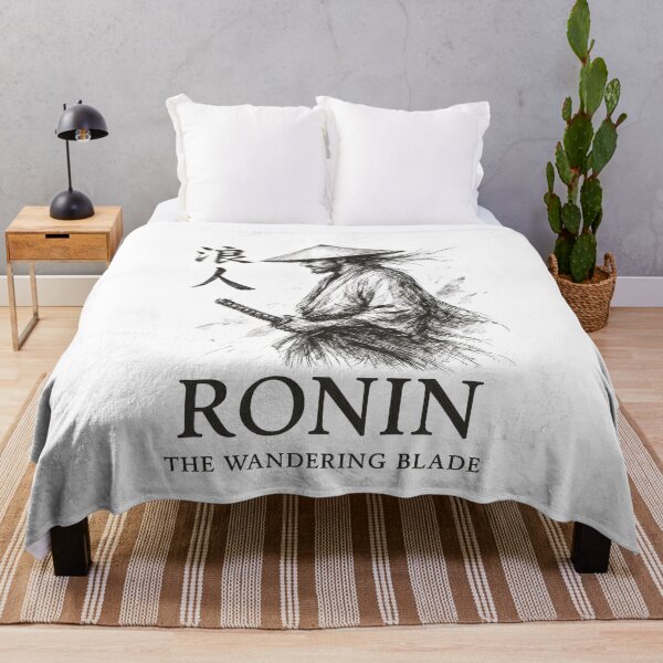 Item preview, Ronin The Wandering Blade Samurai T-Shirt | Japanese Warrior Vintage Ink Art designed and sold by ArcadiaSilence.
