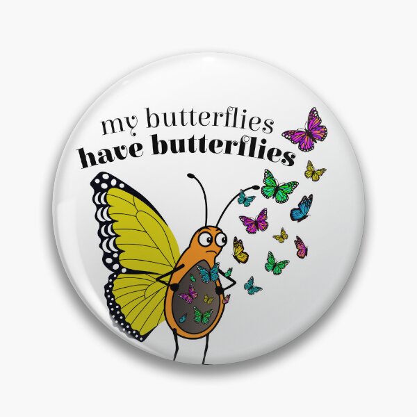 Item preview, My Butterflies Have Butterflies Anxious Butterfly designed and sold by simdragonart.