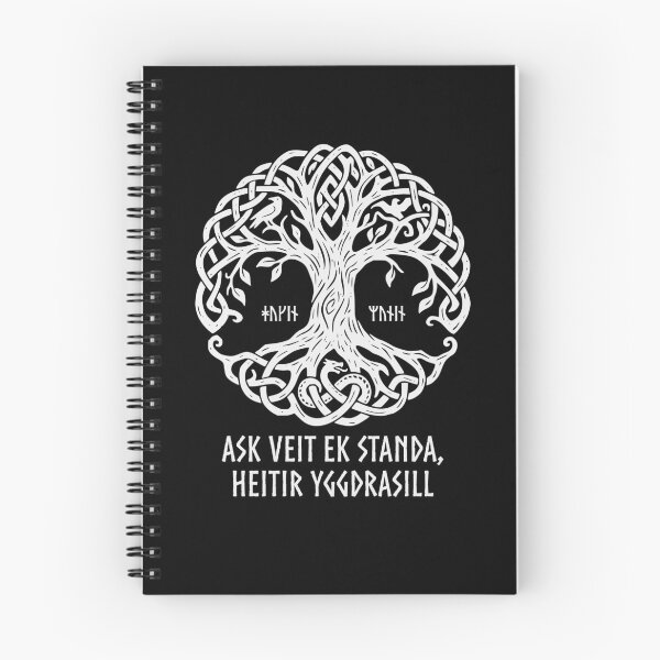 Item preview, Yggdrasil Norse Tree of Life Old Edda Quote designed and sold by LinaValearte.
