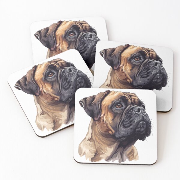 Item preview, Bullmastiff puppy dog designed and sold by MendaciousMina.