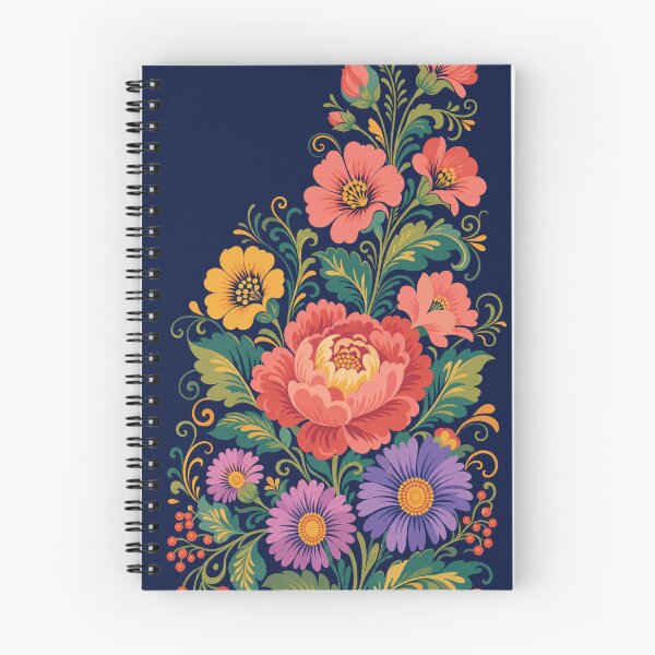 Item preview, Ukrainian Folk Art Floral Bouquet Petrykivka designed and sold by ML-Media.