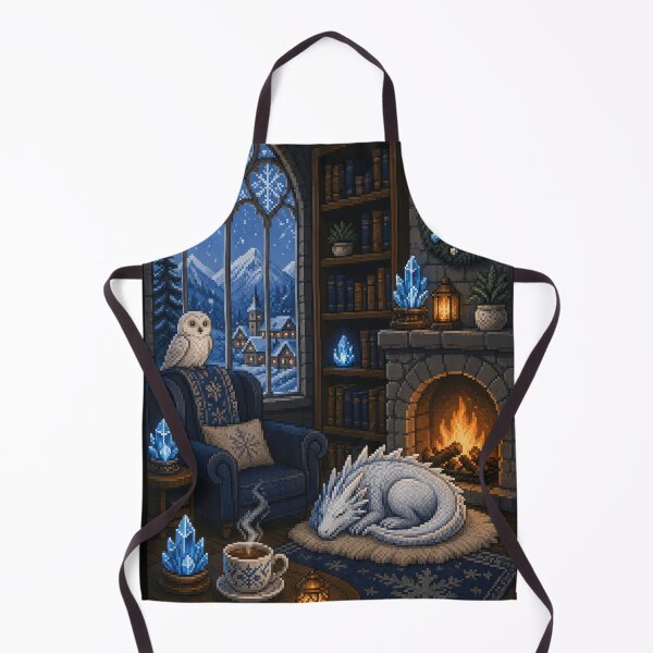 Item preview, Snowbound Dragon in the Crystal Library  designed and sold by Sketchlegacy.