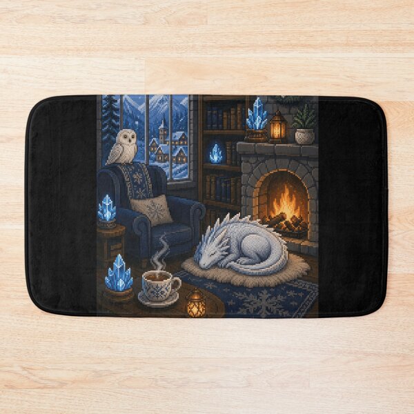 Item preview, Snowbound Dragon in the Crystal Library  designed and sold by Sketchlegacy.