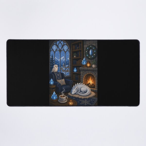 Item preview, Snowbound Dragon in the Crystal Library designed and sold by Sketchlegacy.