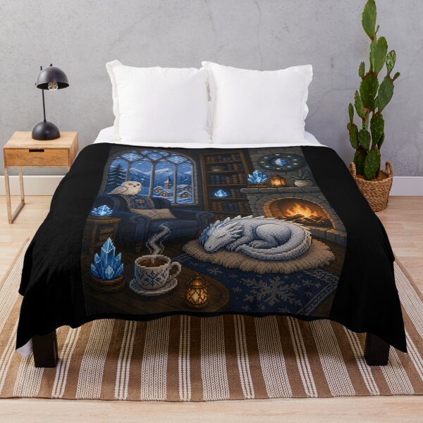 Item preview, Snowbound Dragon in the Crystal Library designed and sold by Sketchlegacy.