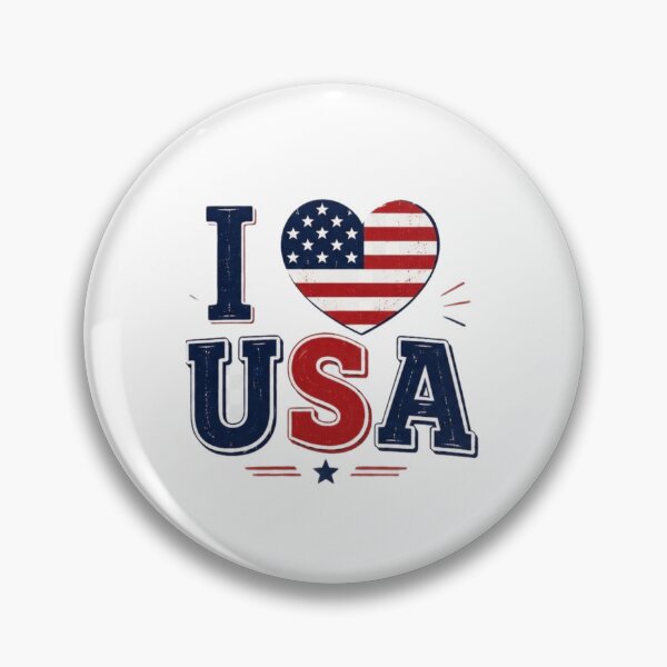 Item preview, I Love USA | American Pride Patriotic Design designed and sold by Aisha Creates.