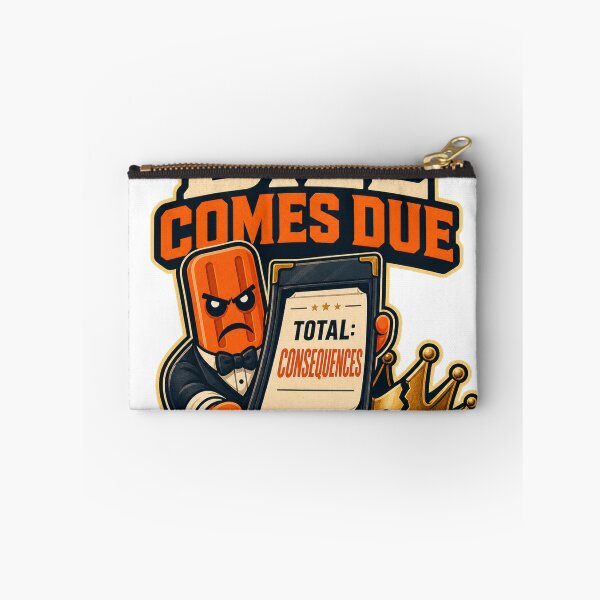 Item preview, The Bill Comes Due – Accountability Satire designed and sold by Angry Creamsicle.