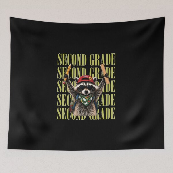 Item preview, Funny Raccoon Second Grade Back to School designed and sold by Judestudio.