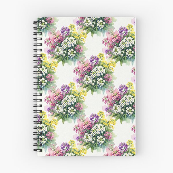 Item preview, Artistic Alyssum Flower Watercolor - Sweet Alyssum Botanical Art designed and sold by OddlySticky.
