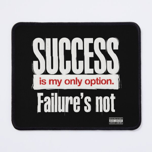 Item preview, Success Is My Only Option - Eminem Stencil Quote designed and sold by Enea Kelo.