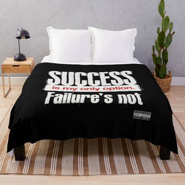 Item preview, Success Is My Only Option - Eminem Stencil Quote designed and sold by Enea Kelo.