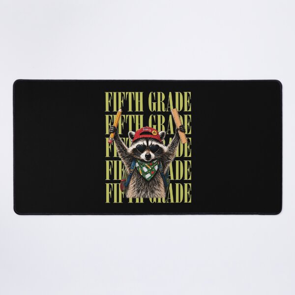 Item preview, Funny Raccoon Fifth Grade Back to School designed and sold by Judestudio.