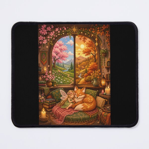 Item preview, Fairy and Sunfire Fox Between the Seasons designed and sold by Sketchlegacy.