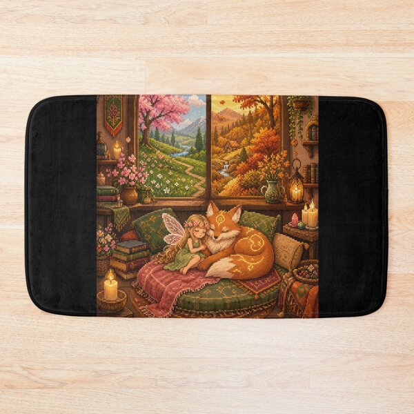 Item preview, Fairy and Sunfire Fox Between the Seasons  designed and sold by Sketchlegacy.