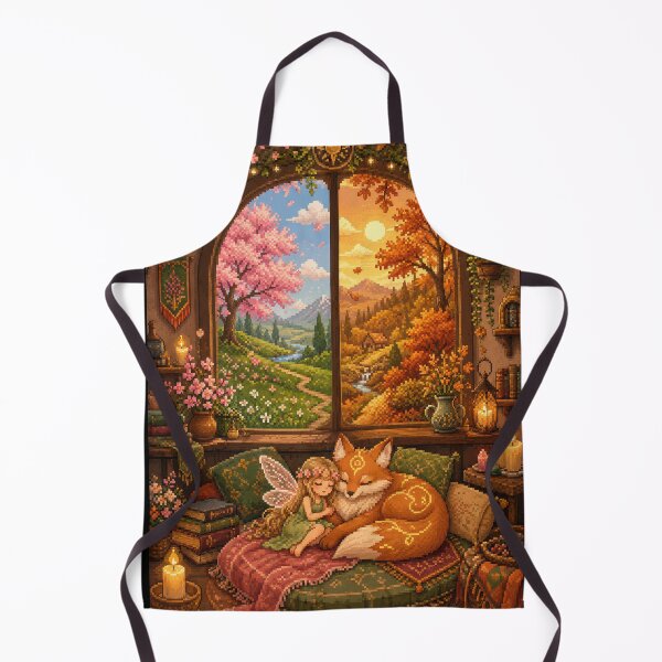 Item preview, Fairy and Sunfire Fox Between the Seasons  designed and sold by Sketchlegacy.