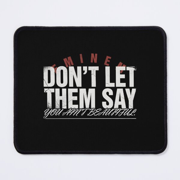 Item preview, Eminem - Beautiful Quote Lyric Curved Varsity Typography designed and sold by Enea Kelo.
