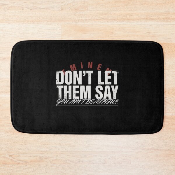 Item preview, Eminem - Beautiful Quote Lyric Curved Varsity Typography designed and sold by Enea Kelo.