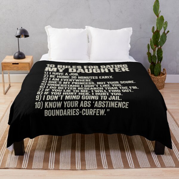 Item preview, 10 Rules for Dating My Daughter Protective Dad T-Shirt | Funny Father Daughter Graphic Gift designed and sold by Trendably.