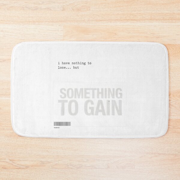 Item preview, Eminem Something To Gain Quote - Typewriter Label Barcode designed and sold by Enea Kelo.
