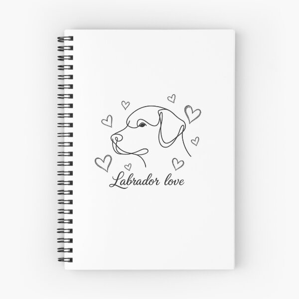 Item preview, Labrador Love Minimalist Line Art designed and sold by Tee Visions.