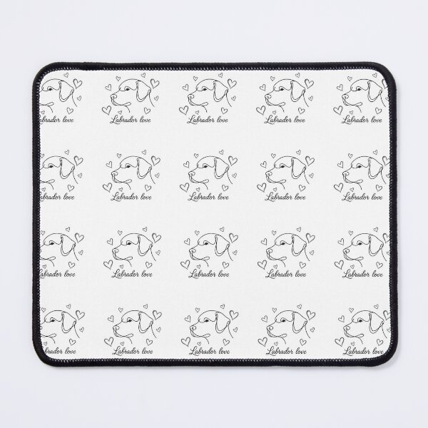 Item preview, Labrador Love Minimalist Line Art designed and sold by Tee Visions.