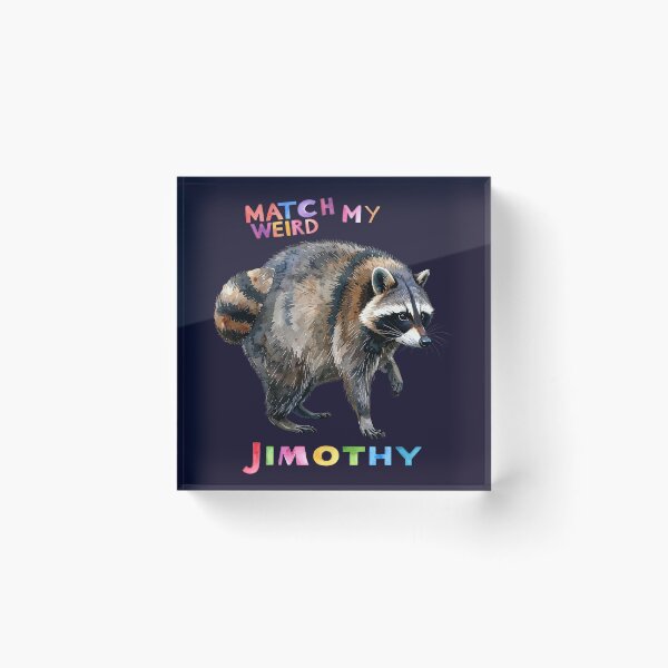 Artikelvorschau, Jimothy – match my weird, Seattle Waschbär  entworfen und verkauft von LiskoDesign.