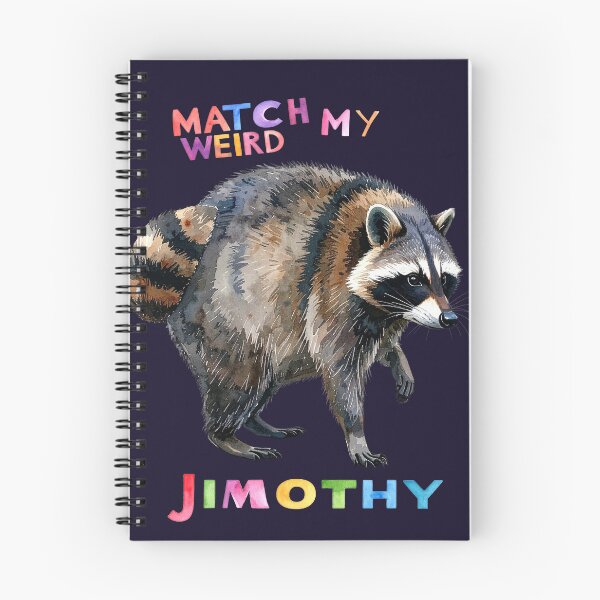 Item preview, Jimothy – match my weird, Seattle raccoon designed and sold by LiskoDesign.
