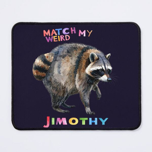 Item preview, Jimothy – match my weird, Seattle raccoon designed and sold by LiskoDesign.