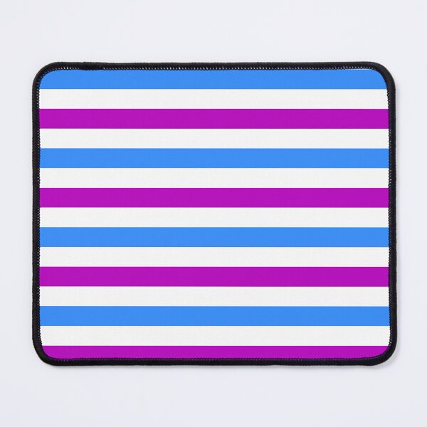 Item preview, Blue And Purple Stripes Design White designed and sold by PatternTitan.