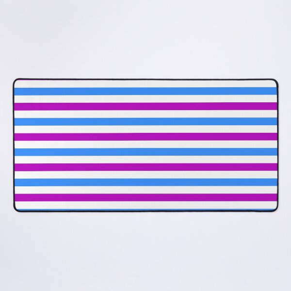 Item preview, Blue And Purple Stripes Design White designed and sold by PatternTitan.