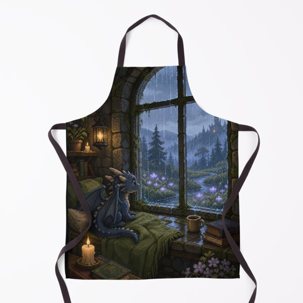 Item preview, Rainwatch Dragon in the Forgotten Tower  designed and sold by Sketchlegacy.