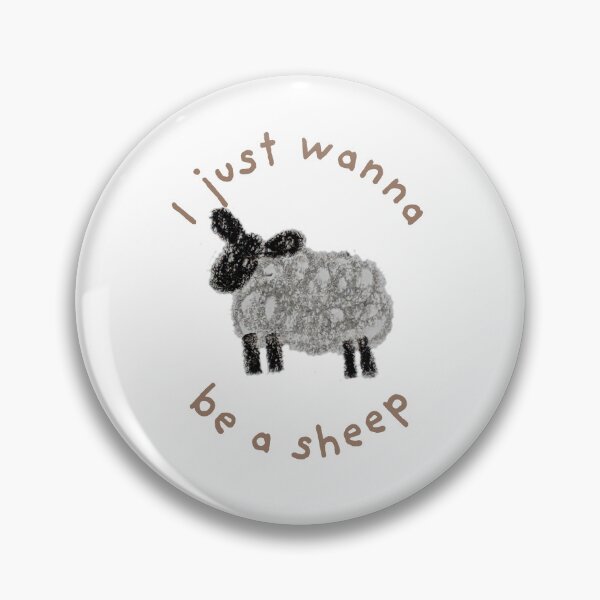 Item preview, I just wanna be a sheep designed and sold by Confetti Creatives.
