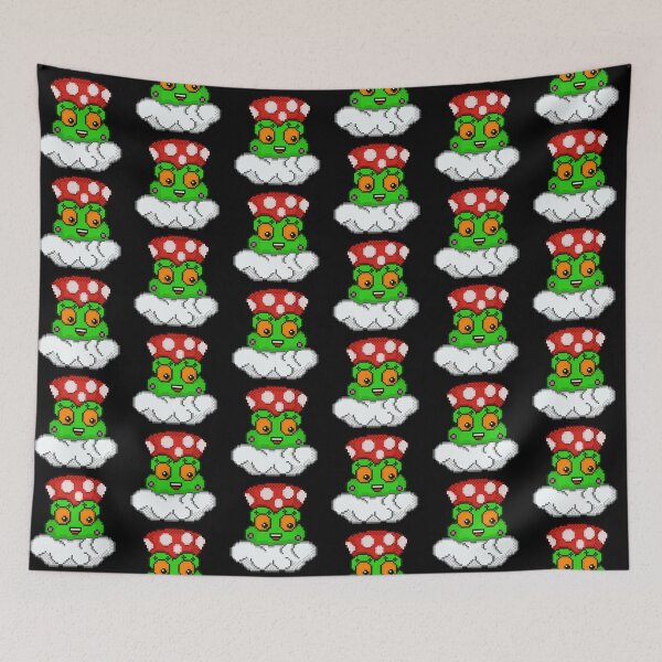 Item preview, Cute Frog with Mushroom Hat Retro designed and sold by RetroRlx.