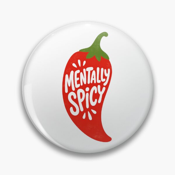 Item preview, Mentally Spicy Cute Chili Pepper designed and sold by wingoo22.